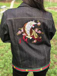 "California Dreamin” with Japanese embroidered tiger