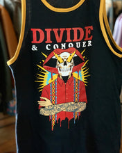 Load image into Gallery viewer, Divide &amp; Conquer “guayabera king” tank, vneck