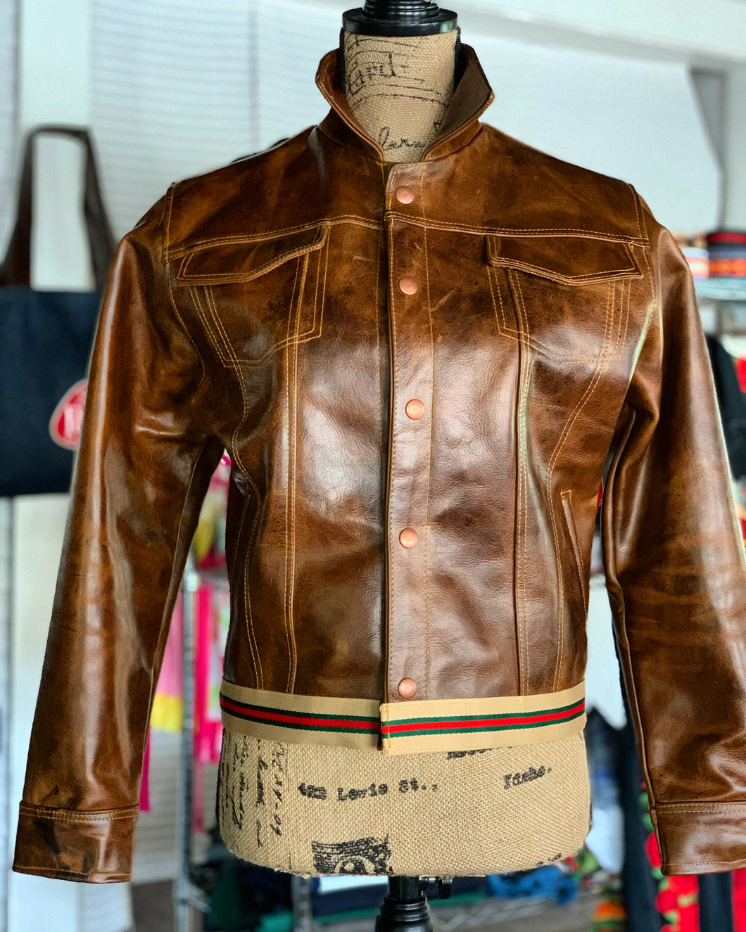 The “wanderer” 100% leather jacket