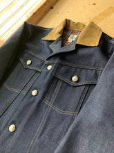 Load image into Gallery viewer, Texas ranch denim jacket with corduroy collar
